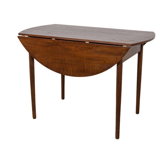 Mid-Century Modern English Teak Drop-Leaf Dining Table, 1960s For Sale