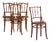 Antique Bentwood Chairs, Central Europe, 1900s, Set of 4 For Sale