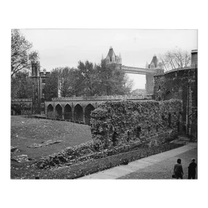 1968 Tower Bridge From Tower of London Photograph by Don Ware