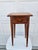 Wood Square Primitive Federal Style One Drawer Side Table For Sale - Image 7 of 17