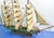 Nautical Vintage Model Clipper Whaling Ship For Sale - Image 3 of 5