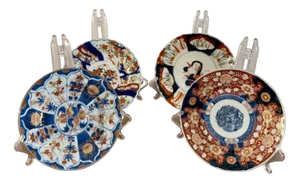 Japanese Imari Plates, 1900s, Set of 4