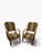 Rattan Armchairs in the style of Audoux Minet, France, 1950s, Set of 2 For Sale - Image 17 of 18