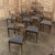 French Set of Nine 18th Century French Directoire Dining Chairs For Sale - Image 3 of 12