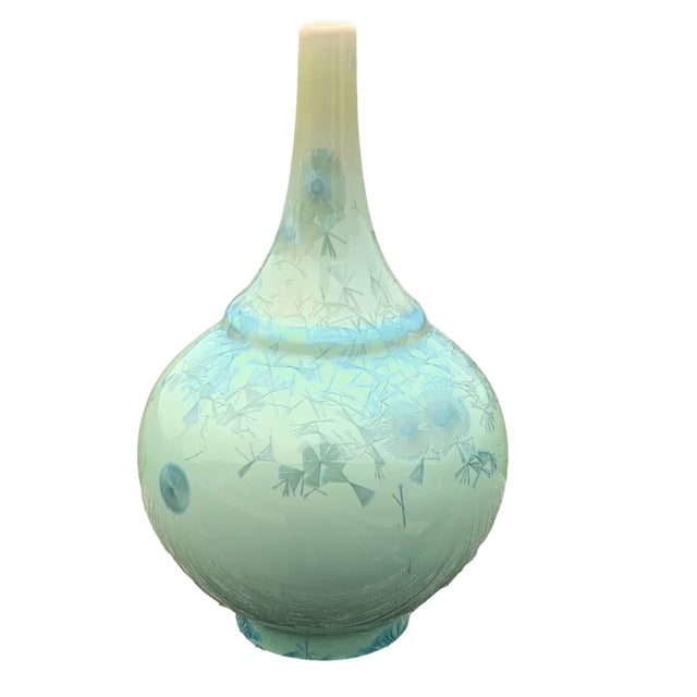Vintage Hand Thrown Studio Pottery Crystalline Glaze Bud Vase Signed ...