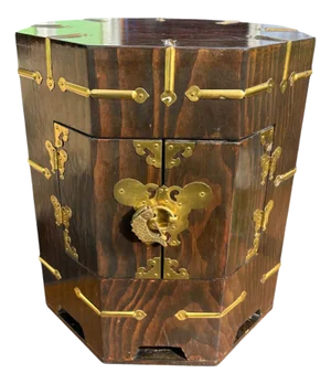 Asian Two Door Side Table