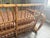 Vintage Six-Strand Square Pretzel Rattan Sofa + Pair of Lounge Chairs, Style of Paul Frankl For Sale - Image 13 of 14