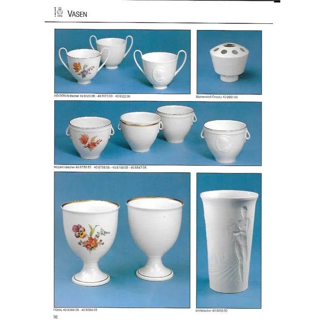 White 1990s KPM Mozart Cup -White Vase For Sale - Image 8 of 8