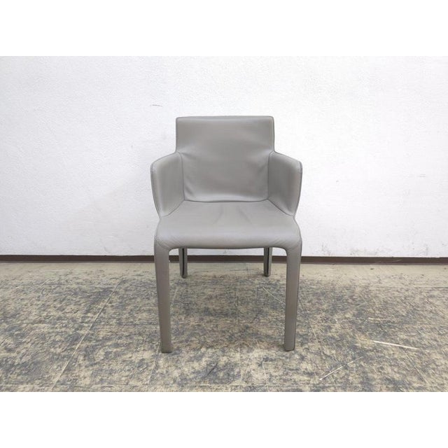 Gio Chair in Leather by Walter Knoll For Sale - Image 6 of 13