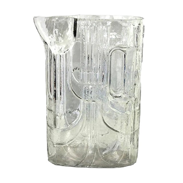 Glass Pitcher by C. J. Riedel for Riedel, 1960s For Sale
