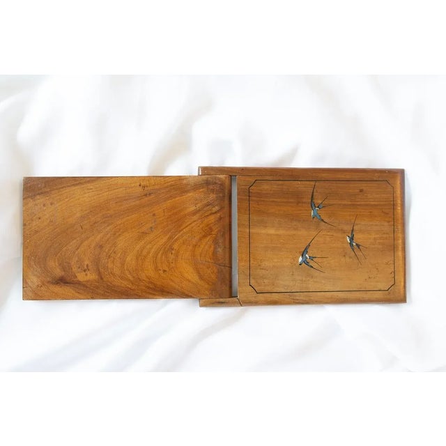 Early 19th Century Engraved and Painted Table Mirror For Sale - Image 9 of 12