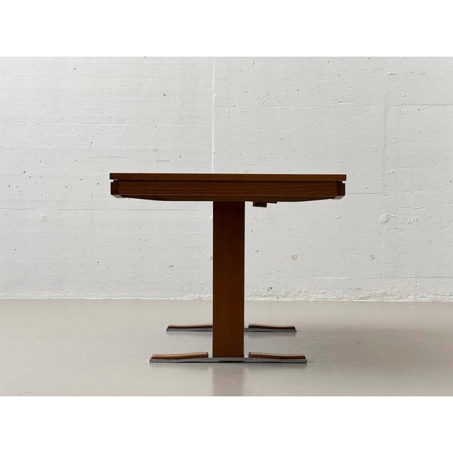 Vintage Teak Dining Table with Extension Mechanism by Asch, 1950s For Sale - Image 11 of 15