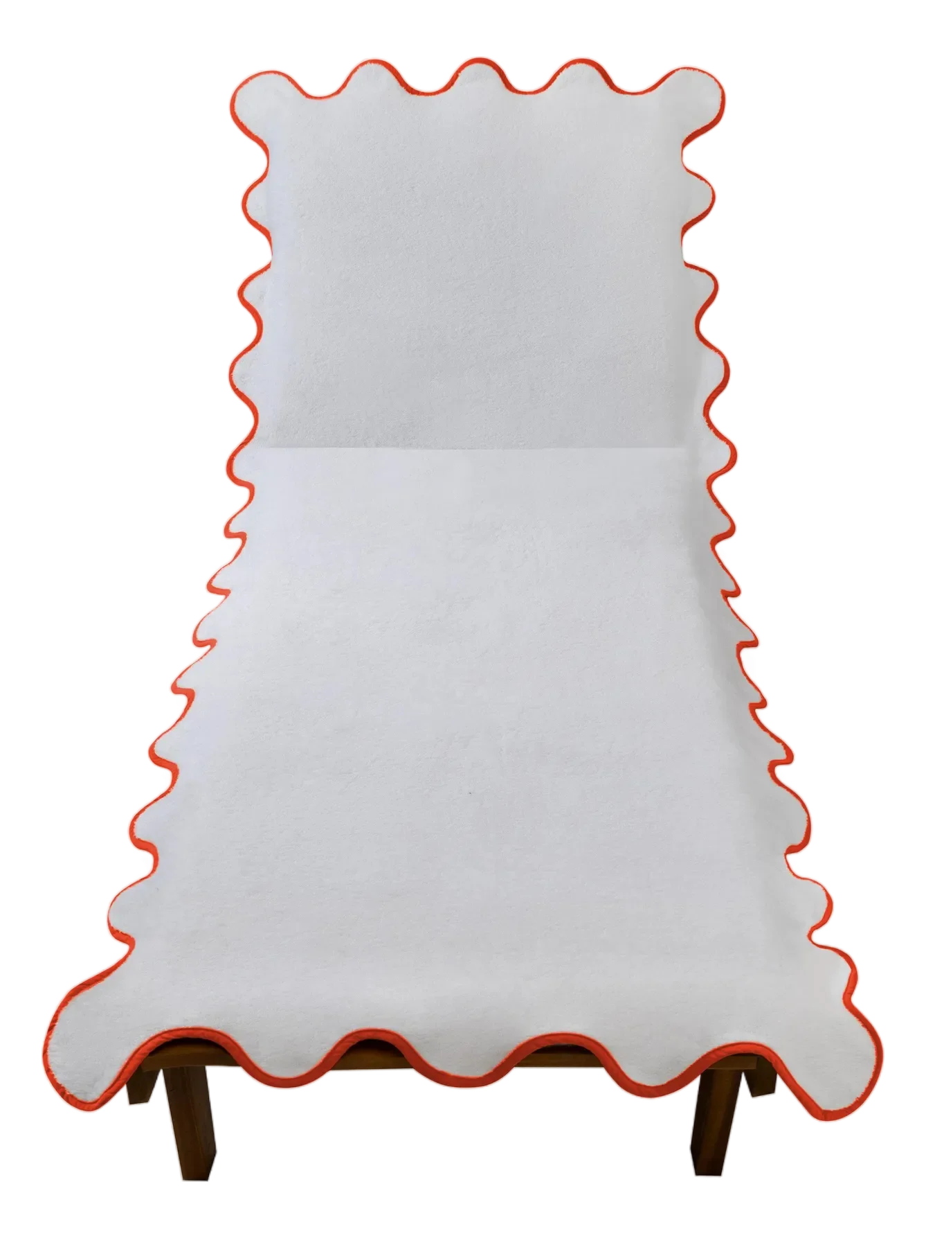 Kassatex Scallop Lounge Chair Cover - Thumbnail 3