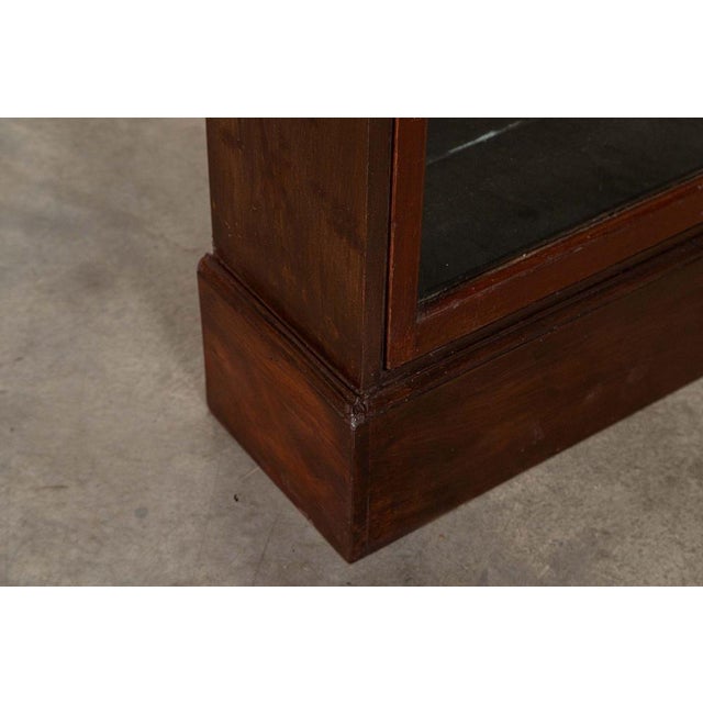 19th Century English Mahogany Glazed Chemist Cabinet, 1880s For Sale - Image 11 of 15