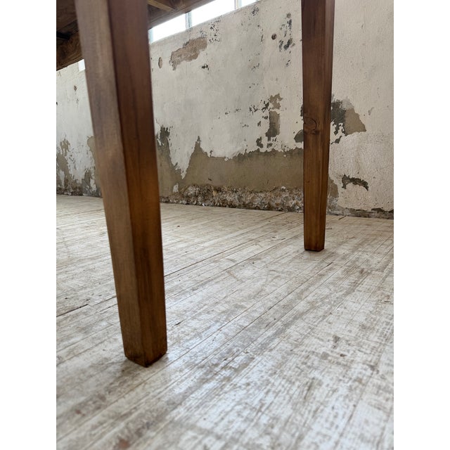 Pine Farmhouse Table, 1950 For Sale - Image 15 of 18