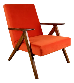 Vintage Orange Var B-310 Lounge Chair, 1970s