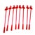 This vibrant, curated collection of 21 Features vintage Hawaiian and Tropical styled cocktail stirrers and swizzle sticks...