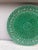 Rustic English Green Majolica Plate Circa 1890 For Sale - Image 3 of 6
