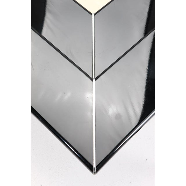 Re Quadro Coffee Table in Travertine and Lacquered Wood by Paolo Piva, 1970s For Sale - Image 6 of 17