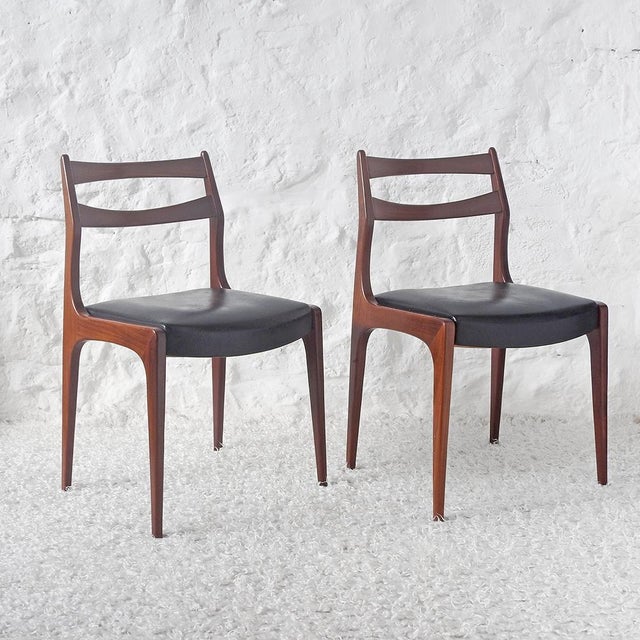 Vintage Scandinavian-Style Chairs from NF France, 1970s, Set of 2 For Sale - Image 13 of 13