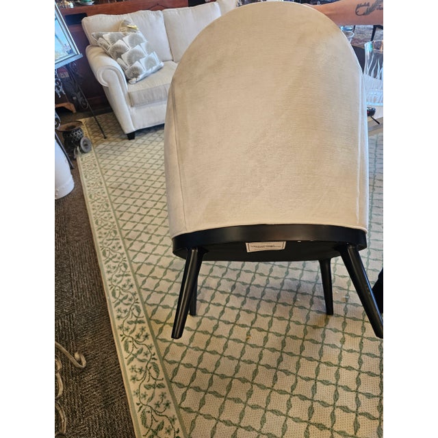 2010s Mitchell Gold and Bob Williams Upholstered Chair High Back For Sale - Image 5 of 5