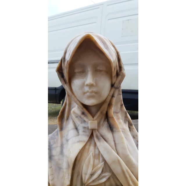 Marble Bust from Libero Gremigni, Rome, 1900 For Sale - Image 4 of 14
