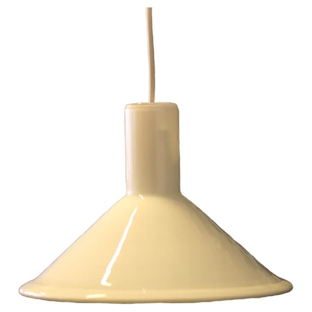 Ceiling Lamp in Opal Glass by Michael Bang for Holmegaard, 1960s For Sale