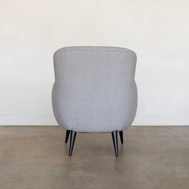 Pair of 1960's Italian Upholstered Armchairs For Sale - Image 9 of 12