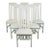 Set of 6 Dining Chairs in the Style of Pietro Constantini For Sale