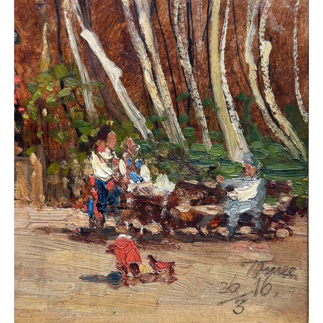 Heinrich Jindrich Tomec, Painting, 1916, Czech/Austrian Impressionist, Vienna, Prague, Provenance Kinsky For Sale - Image 3 of 11