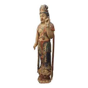 Early 19th Century Guanyin Carved Sculpture