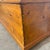 Antique Tuscan chest/trunk, 19th century, in poor art, with exposed dovetail joints and onion-shaped feet. Also usable as...