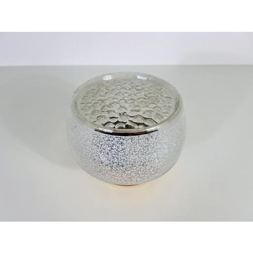 1960s Mid-Century Modern Bubble Glass Flush Mount attributed to VEB, East Germany, 1960s For Sale - Image 5 of 9