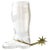 White Austrian Boot Drinking Pitcher in Glass with Brass Spur by Carl Auböck, 1950s For Sale - Image 8 of 8