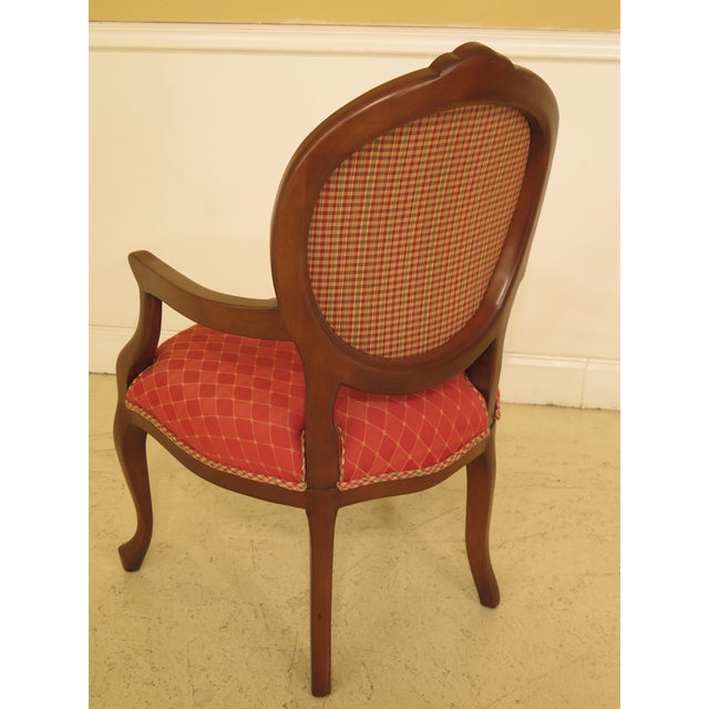 Modern Calico Corners Upholstered French Dining Room Chairs Set of 6