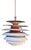 Pendant Lamp Model PH Kontrast by Poul Henningsen for Louis Poulsen, 1980s For Sale
