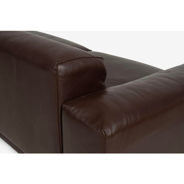 Jasper Morrison for Vitra Chocolate Brown Leather Soft Sectional Modular Sofa 2016 For Sale - Image 9 of 12