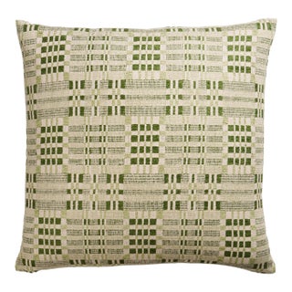 Schumacher Brimfield 18" Pillow In Leaf For Sale