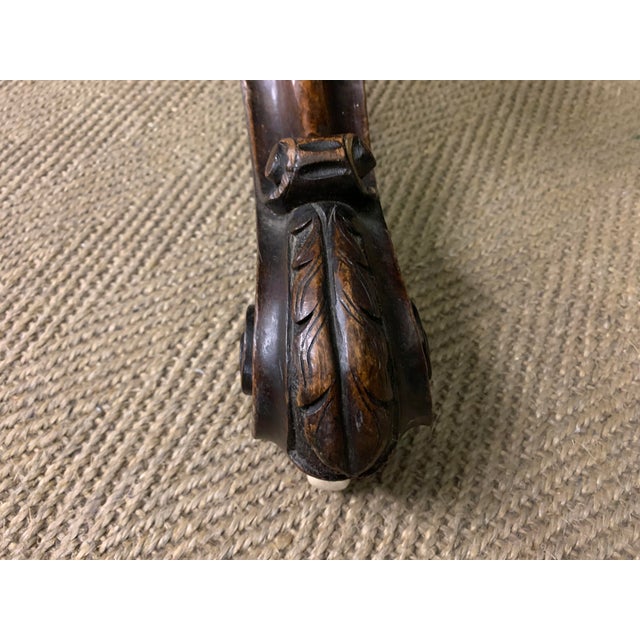 Large Victorian Burr Walnut Coffee Table, 1875 For Sale - Image 10 of 11