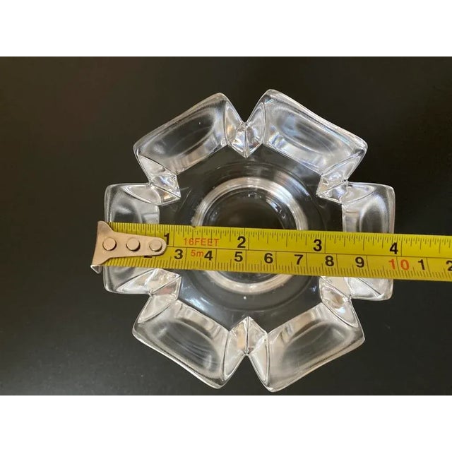 Scandinavian Crown Orrefors Crystal Catchall Bowl, Signed For Sale - Image 9 of 18