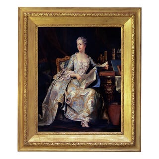 Angelo Granati, Portrait of a Noblewoman, Oil on Canvas, Framed For Sale