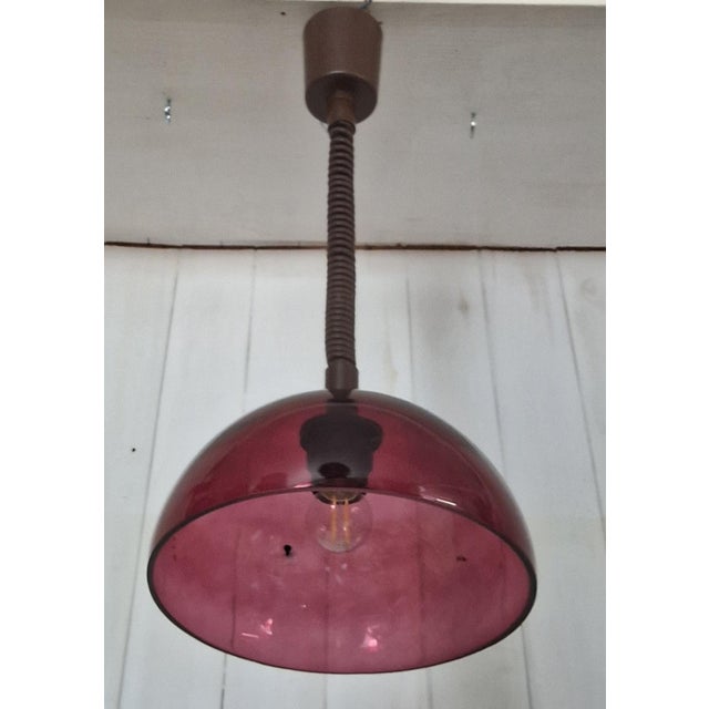Vintage Height-Adjustable Hanging Lamp, 1970s For Sale - Image 6 of 7