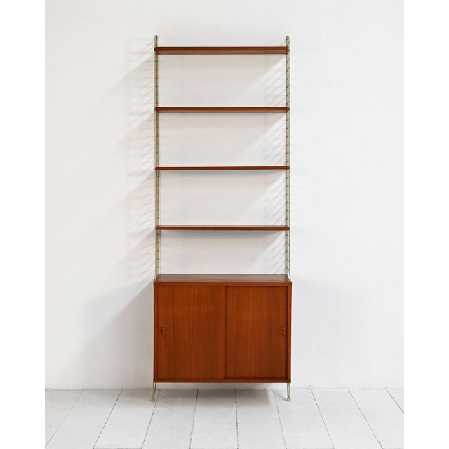 String Wall Bookcase by Nisse Strinning, 1960s For Sale - Image 10 of 10
