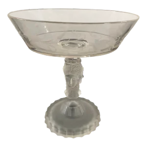 Late 19th Century Duncan & Miller Three Face Compote Bowl