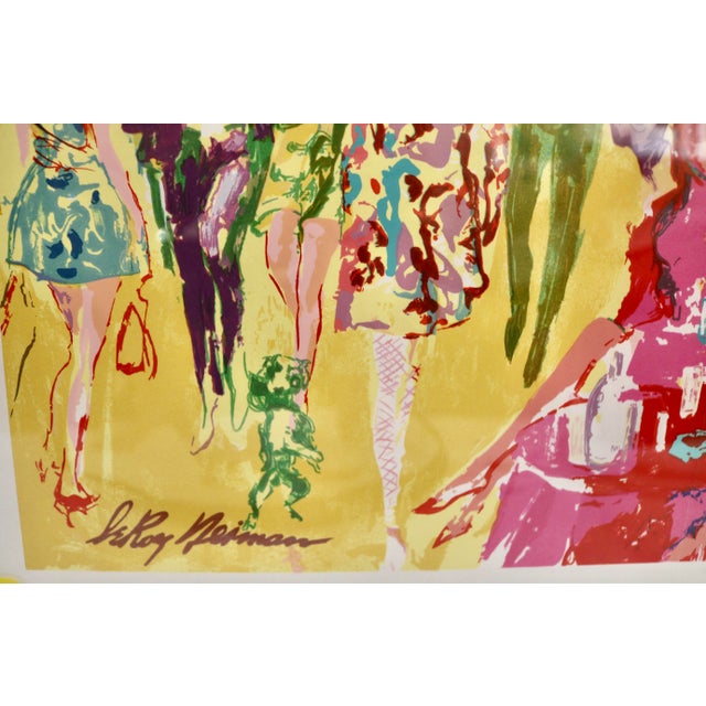 Leroy Neiman LeRoy Neiman Print Cafe De Paris For Sale - Image 4 of 5