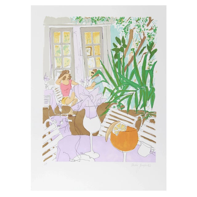 Vasilios Janopoulos Untitled IV Lithograph For Sale