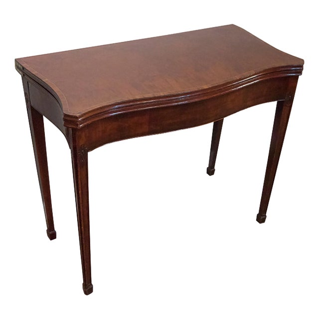 George III Mahogany Card Table For Sale