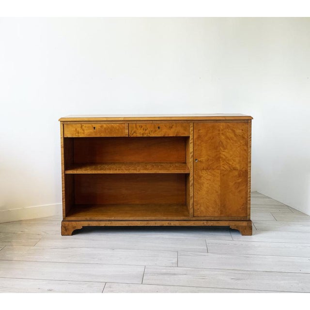 Vintage Walnut Burl Sideboard, 1970s For Sale - Image 13 of 13