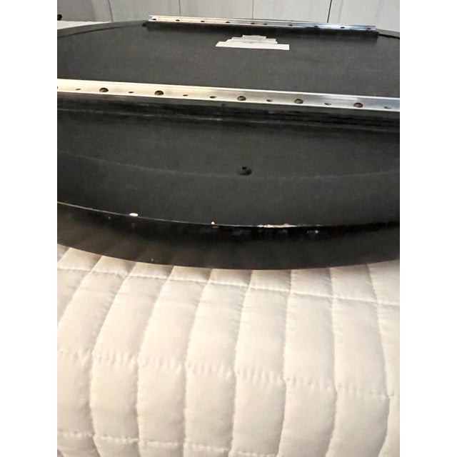 Mark D. Sikes Henredon Round Gilded & Black Framed Mirror – Mark D. Sikes Collection For Sale - Image 4 of 7