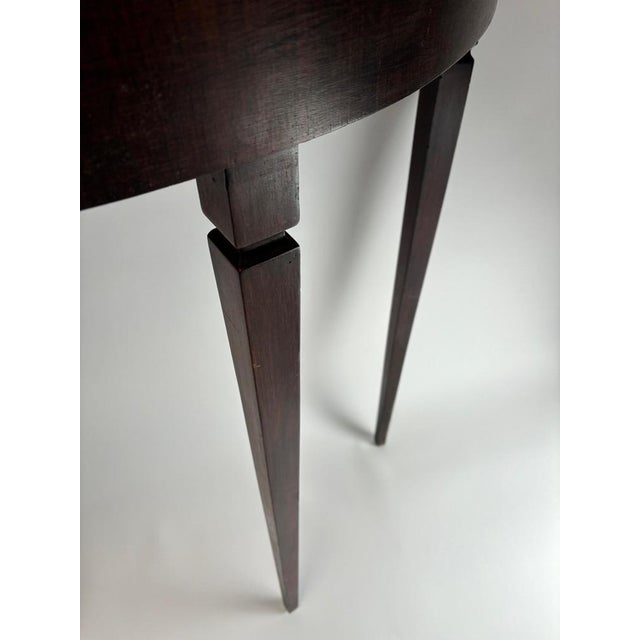 Brown Italian Wooden Console Table in the style of Paolo Buffa Style, 1930s For Sale - Image 8 of 11